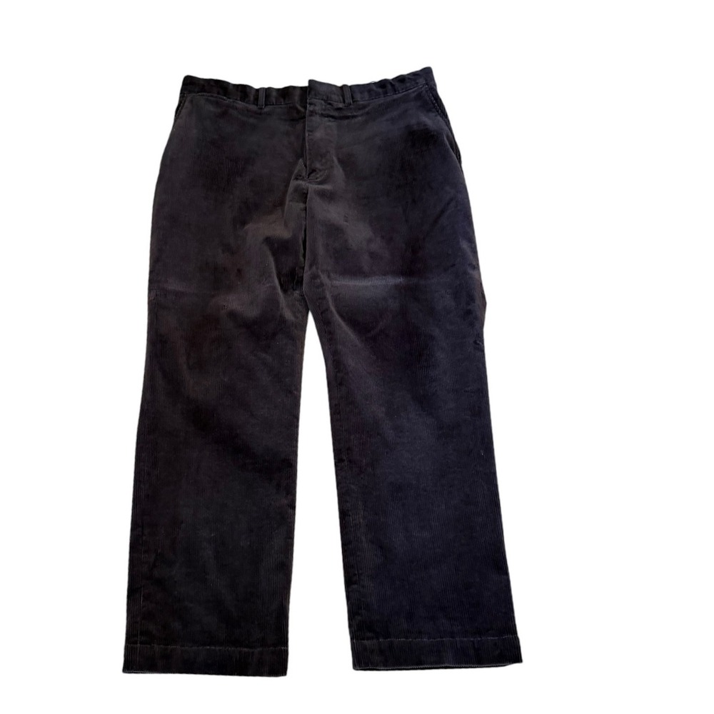 Vtg 90s Polo Golf Ralph Lauren Mens Straight Corduroy Pants Brown Baggy‎ 38x32